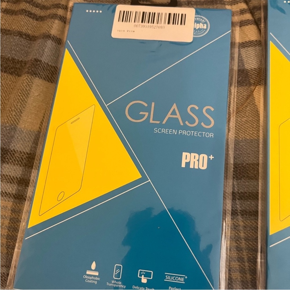 Glass protector. One pictured. 5 total. The 5 is listed separately in my Closet